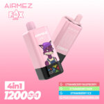 Airmez Fox 4w1 - modułowy i pojemny vape jednorazowy 60ml na podróż - MocPuff