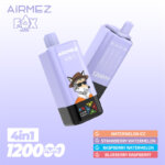 Airmez Fox 4w1 - modułowy i pojemny vape jednorazowy 60ml na podróż - MocPuff