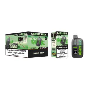 Airmez LUX 60000 Puffs - jednorazowy e-papieros z widocznym zbiornikiem liquidu - MocPuff