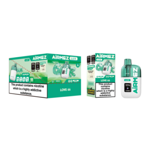 Airmez LUX 60000 Puffs - jednorazowy e-papieros z widocznym zbiornikiem liquidu - MocPuff