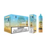 Nowoczesny wyświetlacz LED w jednorazowym e-papierosie Airmez Tornado 25000 - MocPuff