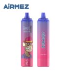 Nowoczesny wyświetlacz LED w jednorazowym e-papierosie Airmez Tornado 25000 - MocPuff