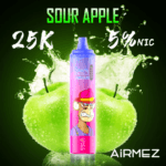 Airmez Tornado 25000 - vape online z regulacją przepływu powietrza i LED - MocPuff