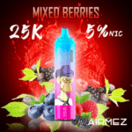 Airmez Tornado 25000 - vape online z regulacją przepływu powietrza i LED - MocPuff