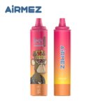Nowoczesny wyświetlacz LED w jednorazowym e-papierosie Airmez Tornado 25000 - MocPuff