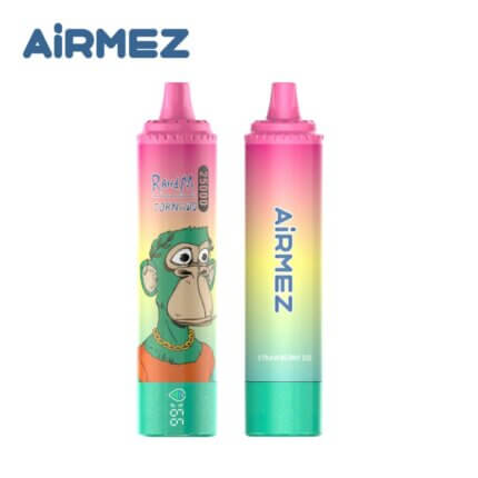 Nowoczesny wyświetlacz LED w jednorazowym e-papierosie Airmez Tornado 25000 - MocPuff