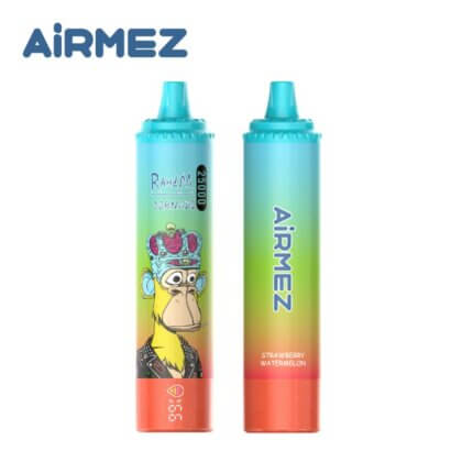 Nowoczesny wyświetlacz LED w jednorazowym e-papierosie Airmez Tornado 25000 - MocPuff
