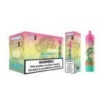 Nowoczesny wyświetlacz LED w jednorazowym e-papierosie Airmez Tornado 25000 - MocPuff