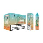 Nowoczesny wyświetlacz LED w jednorazowym e-papierosie Airmez Tornado 25000 - MocPuff