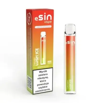 Esin Vape 800 Puffs - lekki kieszonkowy e-papieros jednorazowy 2ml - MocPuff