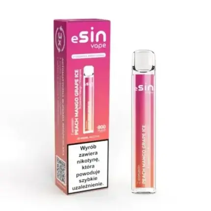 Esin Vape 800 Puffs - lekki kieszonkowy e-papieros jednorazowy 2ml - MocPuff