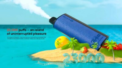 XCOR Hawaii Pro 23000 - wydajny vape jednorazowy 36ml z wyświetlaczem - MocPuff