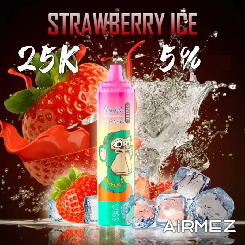 Airmez Tornado 25000 - vape online z regulacją przepływu powietrza i LED - MocPuff