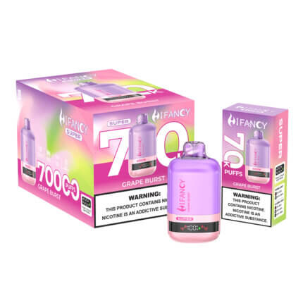 Hifancy Super 70000 puffs Jednorazowy e-papieros Grape Burst
