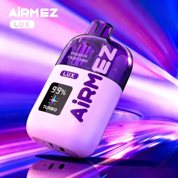 Airmez LUX 60000 Puffs - jednorazowy e-papieros z widocznym zbiornikiem liquidu - MocPuff