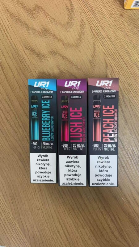 Ur1 Vape 800 Puffs - elegancki i stylowy e-papieros jednorazowy do kieszeni - MocPuff