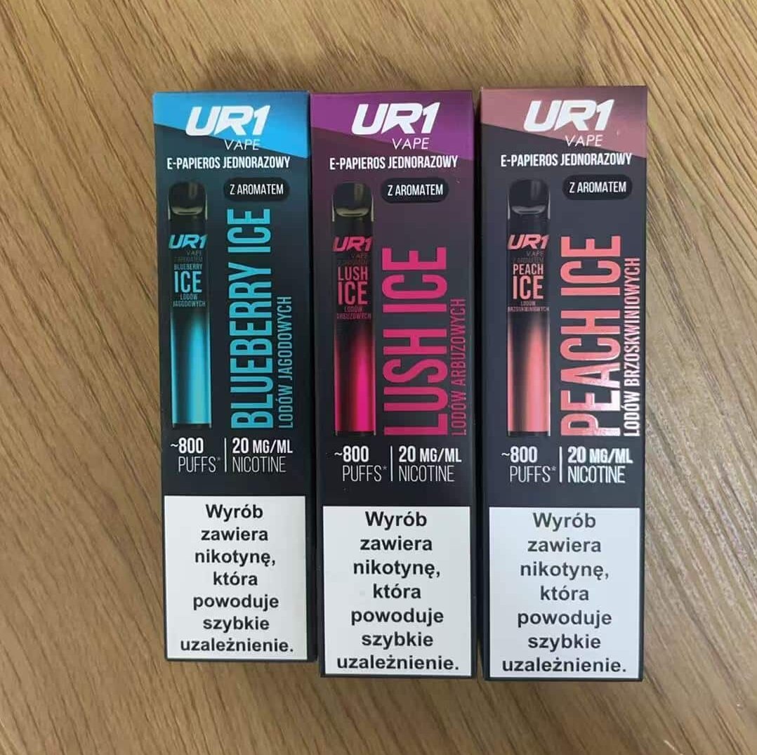 Ur1 Vape 800 Puffs - elegancki i stylowy e-papieros jednorazowy do kieszeni - MocPuff