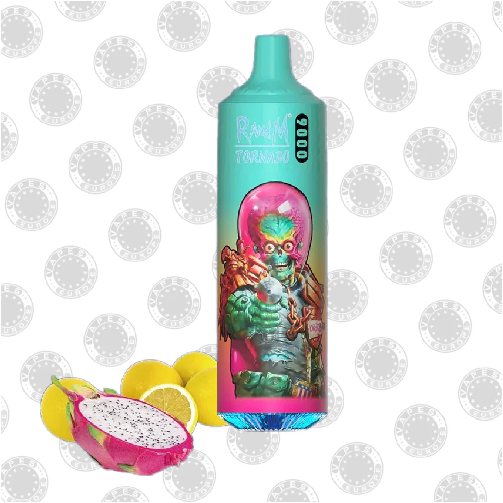 Wizualizacja dwóch smaków e-papierosa: Black Dragon Ice (smoczy owoc, ciemne owoce leśne, lód) oraz Kumquat Lemon (kumkwat, cytryna), przedstawiona za pomocą świeżych owoców lub abstrakcyjnych kompozycji smakowych.