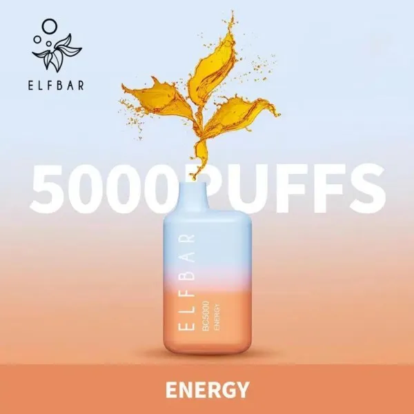 Zdjęcie porównawcze dwóch jednorazowych e-papierosów: Airmez Tornado 25000 puffs i Elf Bar BC5000 Ultra, leżących obok siebie, z wizualizacją różnic w pojemności liquidu (np. małe i duże zbiorniki).