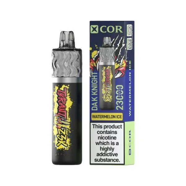 XCOR Tyrant 23000 - ergonomiczny e-papieros jednorazowy z podświetleniem LED - MocPuff
