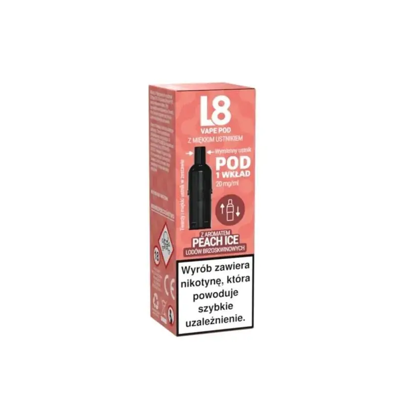 L8 Vape 800 Puffs - kompaktowy i dyskretny e-papieros jednorazowy 2ml - MocPuff