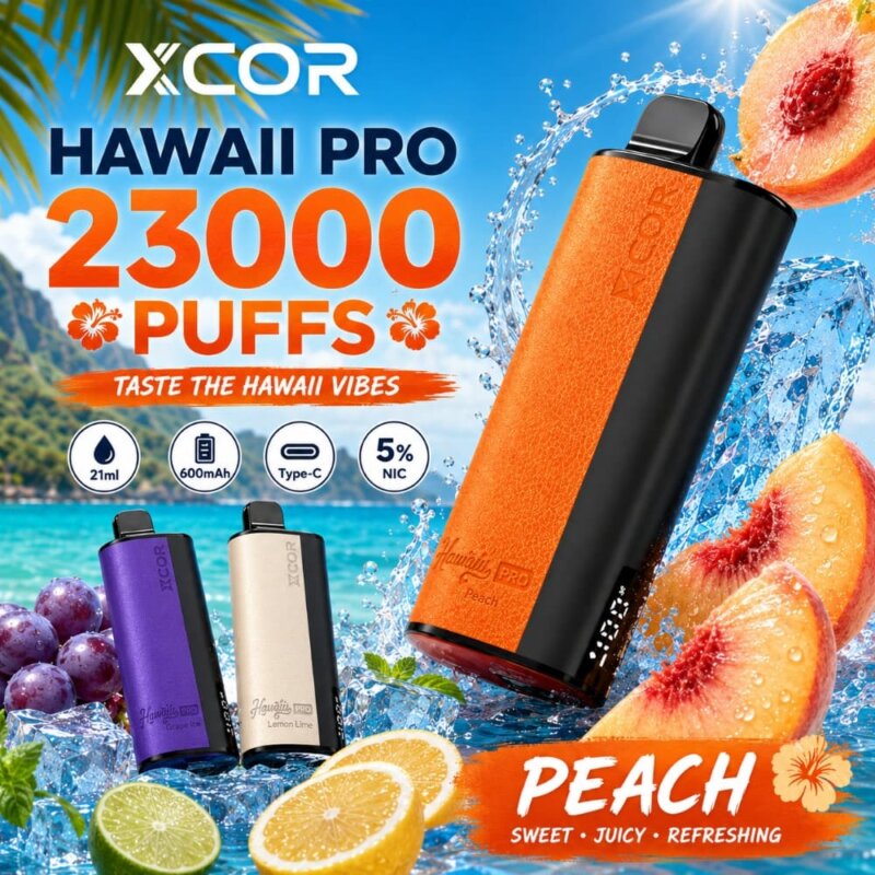 XCOR Hawaii Pro 23000 vs Lost Mary MT15000: Który Jednorazowy xcor vape hawaii Oferuje Lepszy Tropikalny Smak?