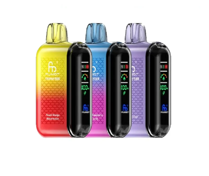 Nowoczesny e-papieros wielorazowy typu pod system (np. SMOK Nord lub VOOPOO Argus) z buteleczką liquidu.