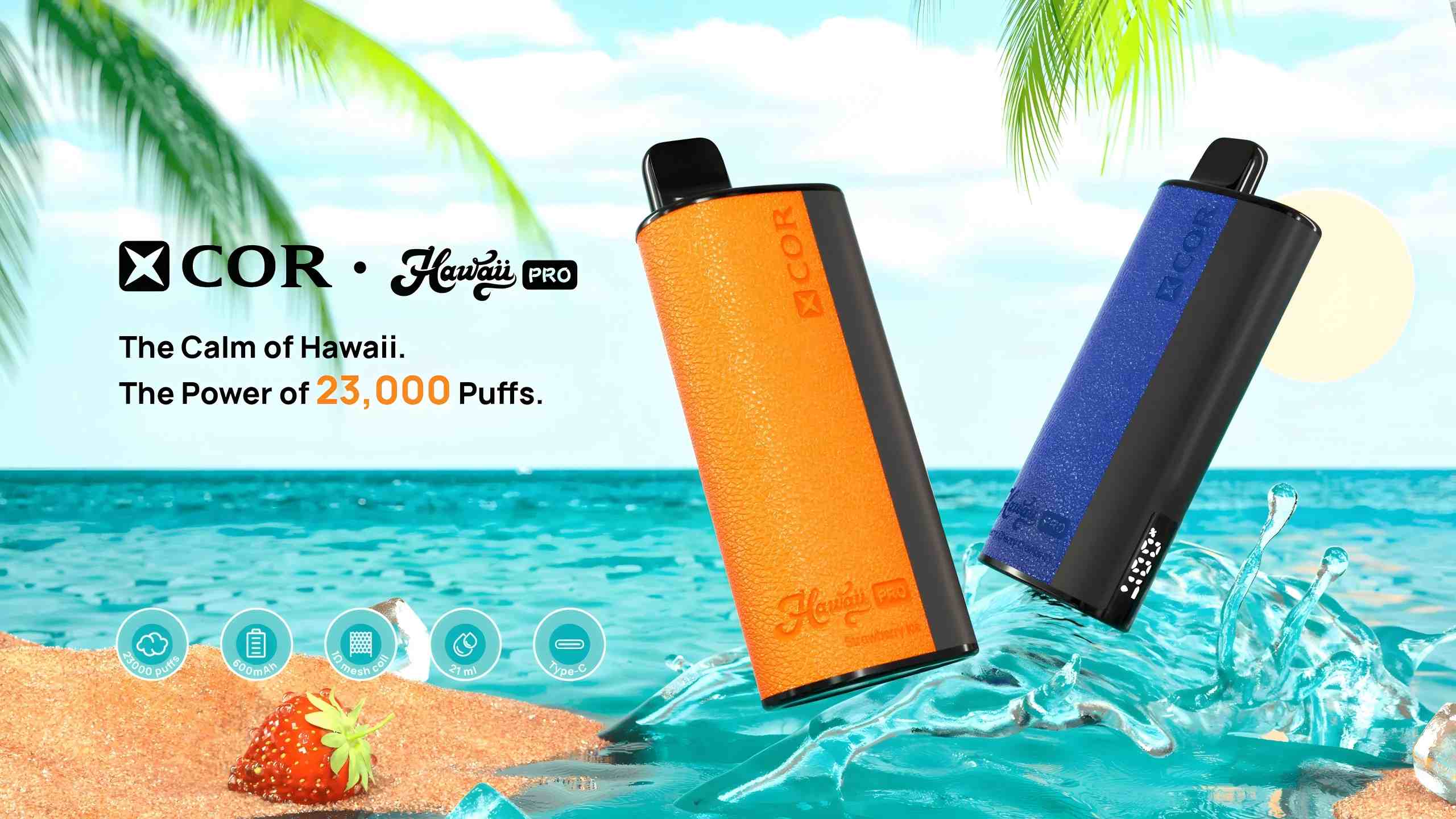 XCOR Hawaii Pro 23000 vs Lost Mary MT15000: Który Jednorazowy xcor vape hawaii Oferuje Lepszy Tropikalny Smak?