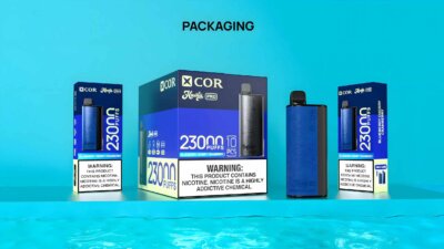 XCOR Hawaii Pro 23000 - wydajny vape jednorazowy 36ml z wyświetlaczem - MocPuff