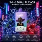 Umin 2 in 1 Dual Flavor 60000 - dwusmakowy e-papieros jednorazowy o wysokiej pojemności - MocPuff