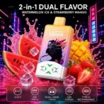 Umin 2 in 1 Dual Flavor 60000 - dwusmakowy e-papieros jednorazowy o wysokiej pojemności - MocPuff
