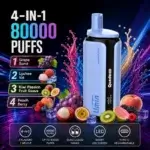 Umin Quads 4 in 1 80000 - innowacyjny e-papieros jednorazowy z 4 komorami smaku - MocPuff