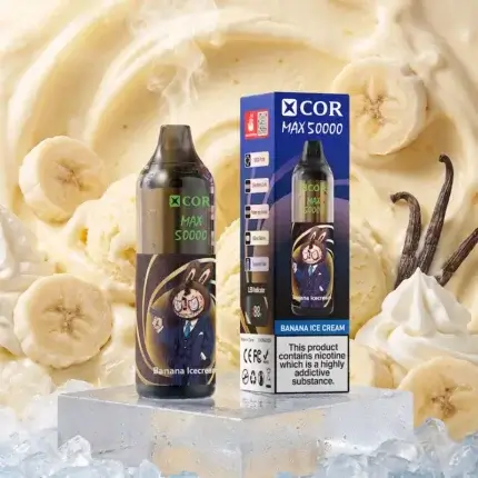 XCOR MAX 50000 - designerski e-papieros jednorazowy z przezroczystym zbiornikiem - MocPuff