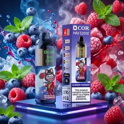 XCOR MAX 50000 - designerski e-papieros jednorazowy z przezroczystym zbiornikiem - MocPuff