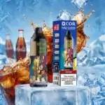 XCOR MAX 50000 - designerski e-papieros jednorazowy z przezroczystym zbiornikiem - MocPuff