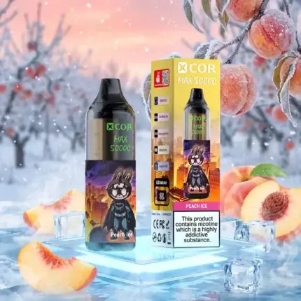 XCOR MAX 50000 - designerski e-papieros jednorazowy z przezroczystym zbiornikiem - MocPuff