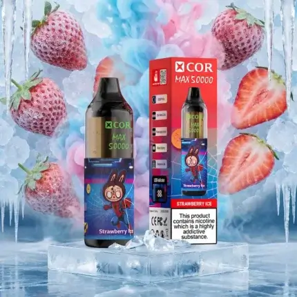 XCOR MAX 50000 - designerski e-papieros jednorazowy z przezroczystym zbiornikiem - MocPuff