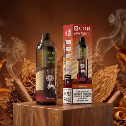 XCOR MAX 50000 - designerski e-papieros jednorazowy z przezroczystym zbiornikiem - MocPuff
