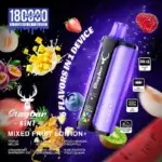 Stag Bar 6 in 1 180000 - wielosmakowy jednorazowy e-papieros 108ml 6 w 1 - MocPuff